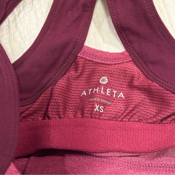 Athleta Purple Jaya Twist Front • Athletic Tank Top • Size XS - Picture 3 of 5